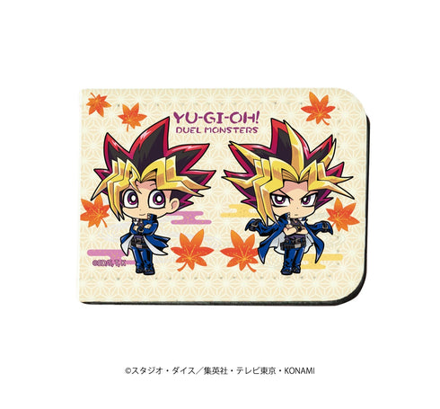 『遊☆戯☆王デュエルモンスターズ』レザーフセンブック 15/ 闇遊戯&武藤遊戯 紅葉ver. (ミニキャラ)